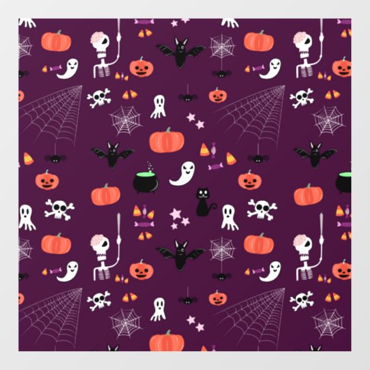 Halloween Fensteraufkleber (Blatt)