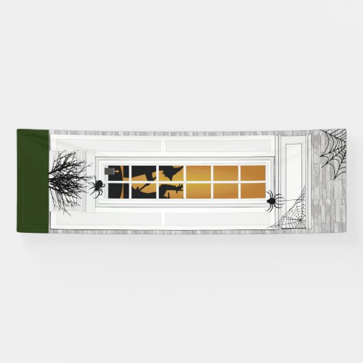 Halloween-Fensterbanner Banner (Horizontal)