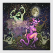 Halloween-Fensterklammer Fensteraufkleber (Blatt)