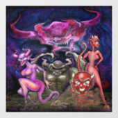 Halloween-Fensterklammer Fensteraufkleber (Blatt)