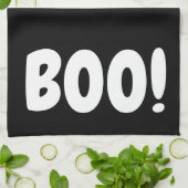 HALLOWEEN FERIENURLAUB GRAFIK BOO KÜCHE DUSCHE TOW HANDTUCH (Gefaltet)