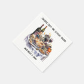 Halloween Fest Papier Napkin Serviette (Ecke)