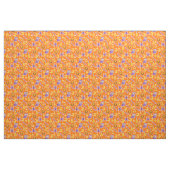 Halloween Festival Muster Orange Hintergrund Stoff (Yard (91,4 cm))