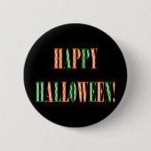 Halloween Festival Text Button (Vorderseite)