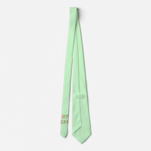 Halloween Festival Text Krawatte (Rückseite)