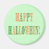 Halloween Festival Text Magnet (Vorne)