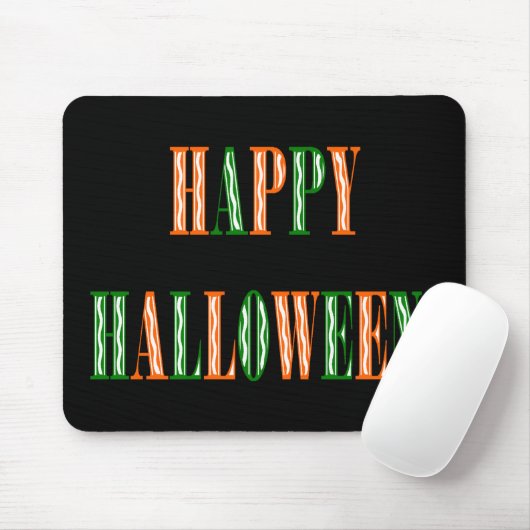 Halloween Festival Text Mousepad (Mit Mouse)