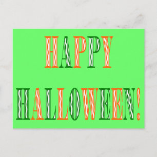Halloween-Festival-Text Postkarte