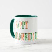 Halloween Festival Text Tasse (Vorderseite Links)