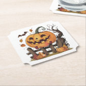 Halloween Festive Pumpkin Paper Untersetzer (angewinkelt)