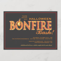 Halloween-Feuer-heftiger Schlag auf Feuer-Party