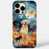 Halloween Finnischer Lappund mit Pumpkins Beängsti Case-Mate iPhone Hülle (Rückseite)