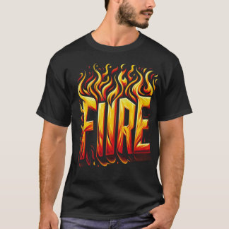 Halloween Fire and Ice Matching Couches Kostüm T-Shirt