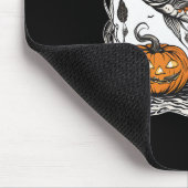 Halloween Fish Skeleton Funny Spooky Fish Bone Gra Mousepad (Ecke)