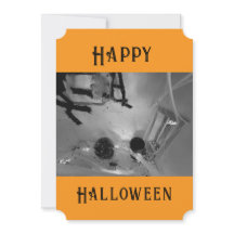Halloween-Flachkarte
