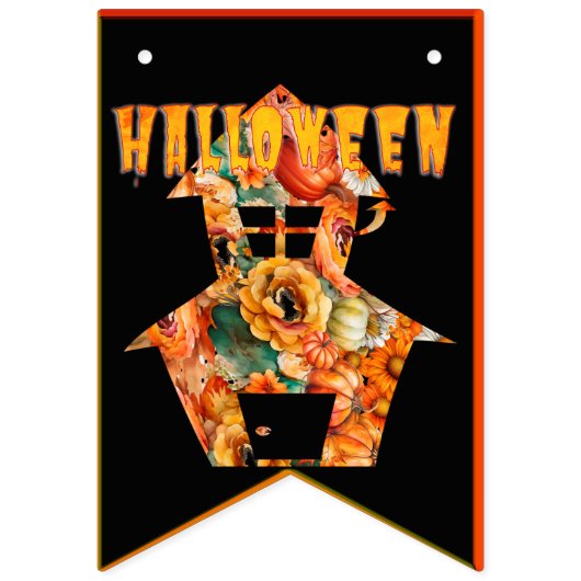 Halloween flags hanging for october night party wimpelkette (Dritte Fahne)