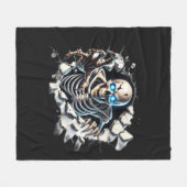 Halloween-Flanelldecke Fleecedecke (Vorderseite (Horizontal))