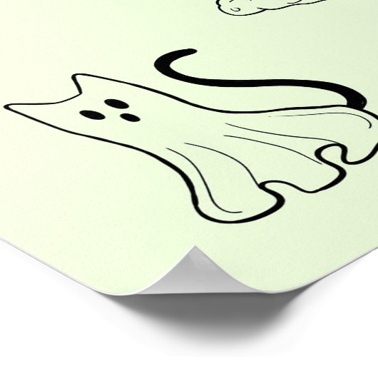 Halloween-Flash-Blatt Poster (Ecke)