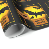 Halloween-Flecht-Party-Glanzpapier Geschenkpapier (Rolleneckpunkt)