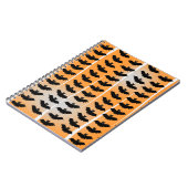 Halloween-Flechtmuster Notizblock (Linke Seite)