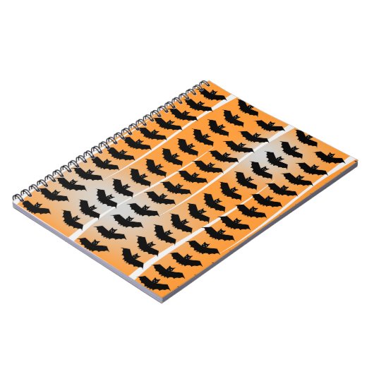 Halloween-Flechtmuster Notizblock (Linke Seite)