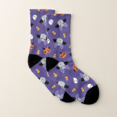 Halloween-Flechtmuster Socken (Paar)