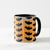 Halloween-Flechtmuster Tasse (VorderseiteRechts)