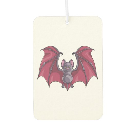Halloween-Fledermaus Autolufterfrischer (Vorderseite)