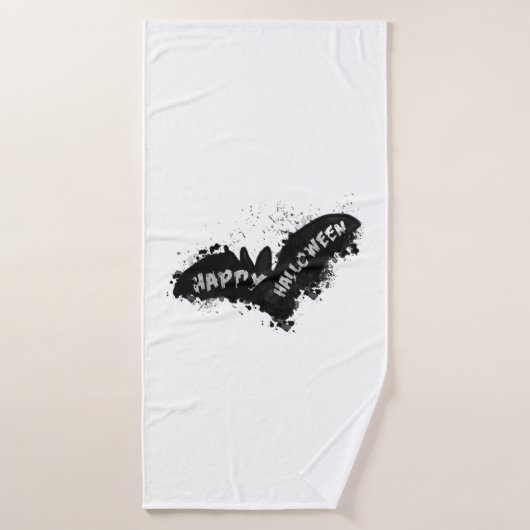 Halloween-Fledermaus Badehandtuch (Badehandtuch)