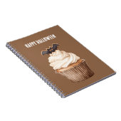 Halloween-Fledermaus-Cupcake Notizblock (Rechte Seite)