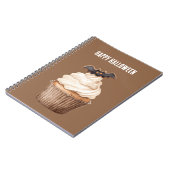 Halloween-Fledermaus-Cupcake Notizblock (Linke Seite)