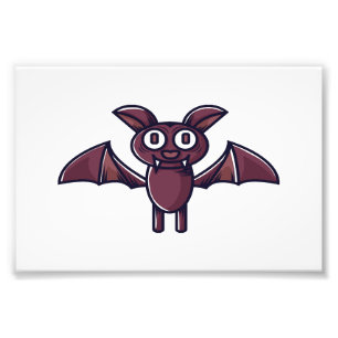 Halloween-Fledermaus Fotodruck
