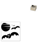 Halloween-Fledermaus Gummistempel (Stempel)