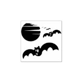 Halloween-Fledermaus Gummistempel (Prägung)