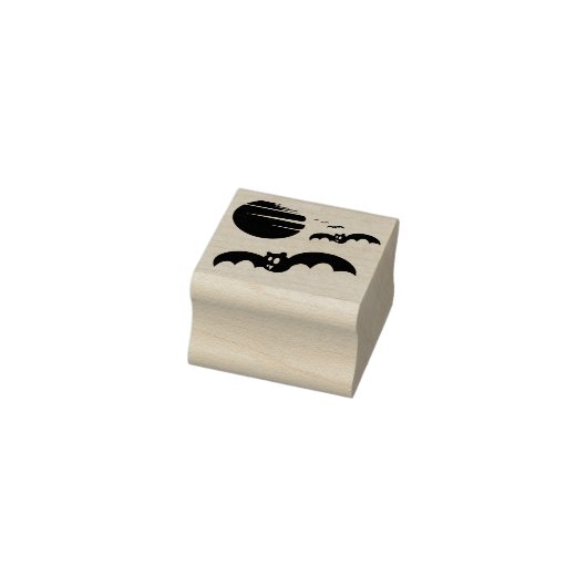 Halloween-Fledermaus Gummistempel (Stempel)