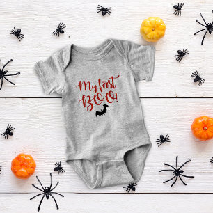 Halloween-Fledermaus Mein erster Buhruf! Baby Strampler