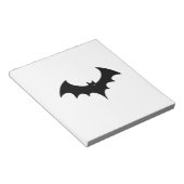 Halloween-Fledermaus Notizblock (angewinkelt)
