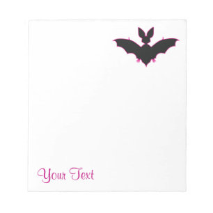 Halloween-Fledermaus Notizblock