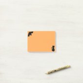 Halloween-Fledermaus Post-it Klebezettel (Auf Schreibtisch)