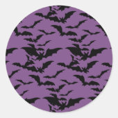 Halloween-Fledermaus Runder Aufkleber (Vorderseite)