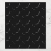 Halloween/Fledermaus Weinetikett (Einzelnes Label)