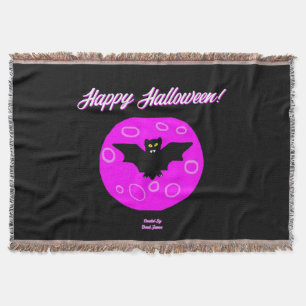 Halloween-Fledermaus-Wurfdecke Decke
