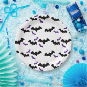 Halloween Fledermausdruck Pappteller (Party)