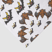 Halloween-Fledermäuse aus dekorativem Papierpapier Seidenpapier (Ausschnitt)