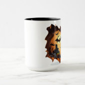 Halloween-Fledermäuse aus Frankreich Tasse (Zentrum)