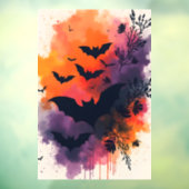 Halloween-Fledermäuse Fensteraufkleber (Blatt 3)
