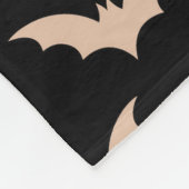 Halloween-Fledermäuse Fleecedecke (Ecke)