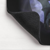 Halloween-Fledermäuse fliegen auf Vollmondnacht Mousepad (Ecke)