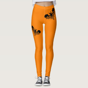 Halloween-Fledermäuse für Damen Leggings