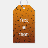 Halloween-Fledermäuse Geschenkanhänger (Rückseite)